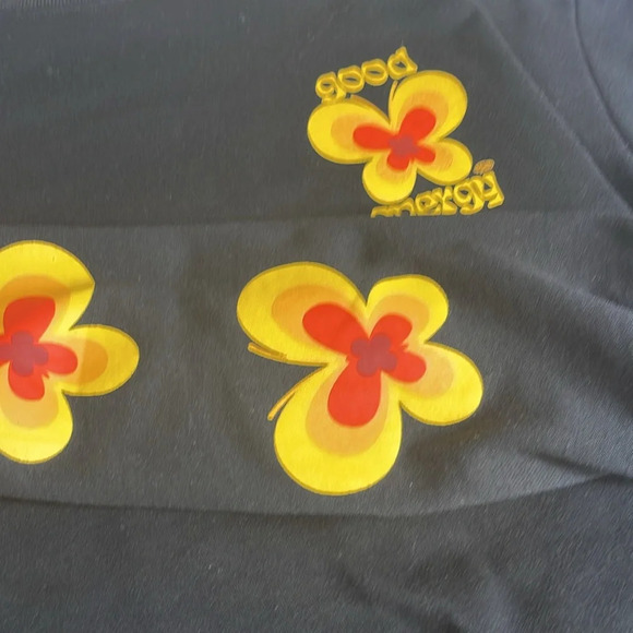 Petals and Peacock/70’S inspired sweatshirt Good Energy Sz XL - Picture 13 of 16